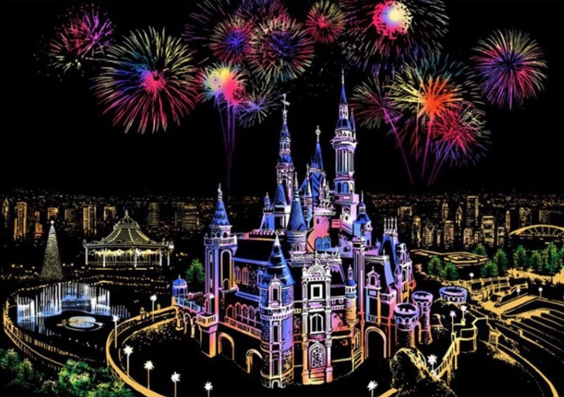 Scratch Painting - Dream Castle