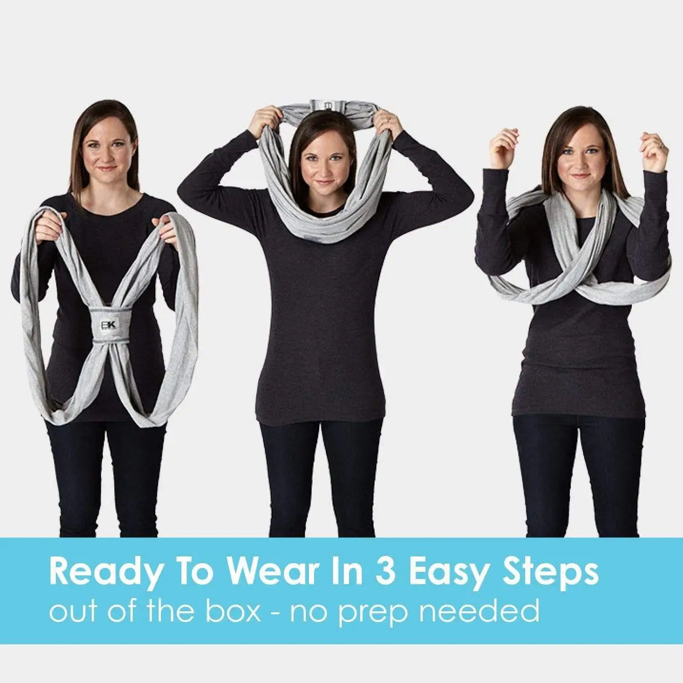 Baby K'tan Original Baby Carrier - Black