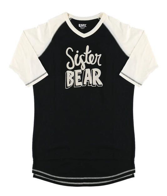 Lazy One - sister bear pj tee