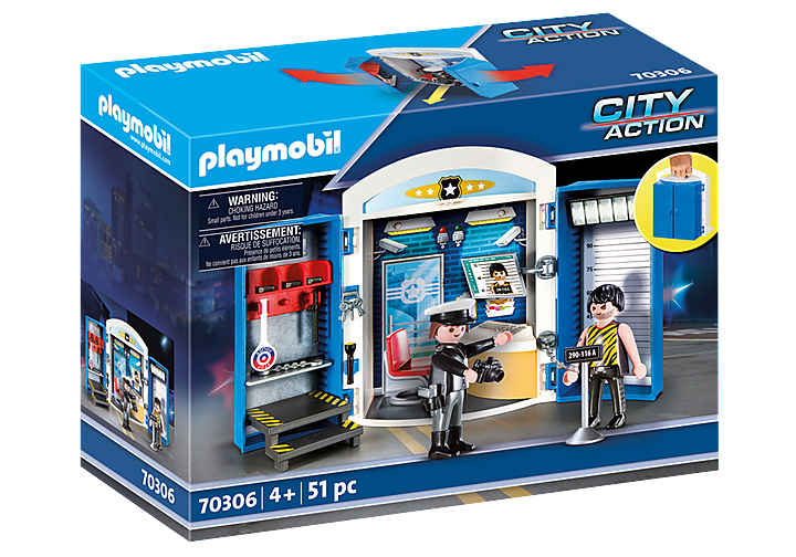 Playmobil Police Station Play Box 70306
