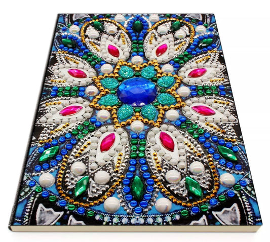 diamond painting notebook - abstract flower HM028