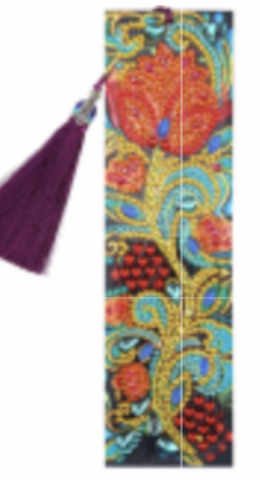 Diamond Painting Bookmark rose