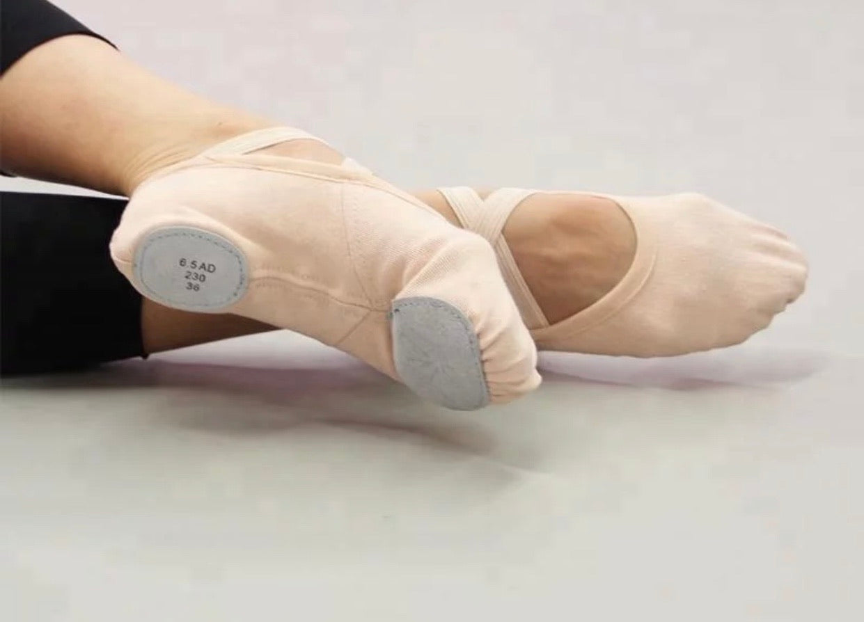 stretch canvas split sole