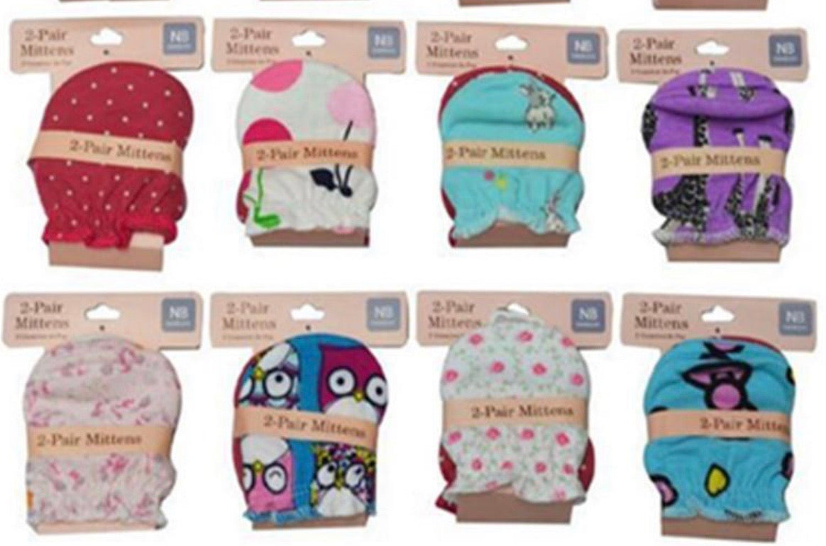 baby mitts asst