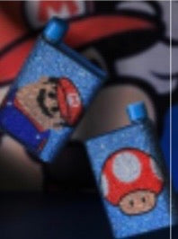11 x 19 diamond painting water bottle - Mario
