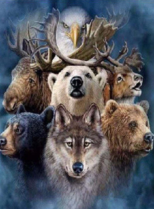 30 x 40 diamond painting full diamond drill - call of the wild HY6161