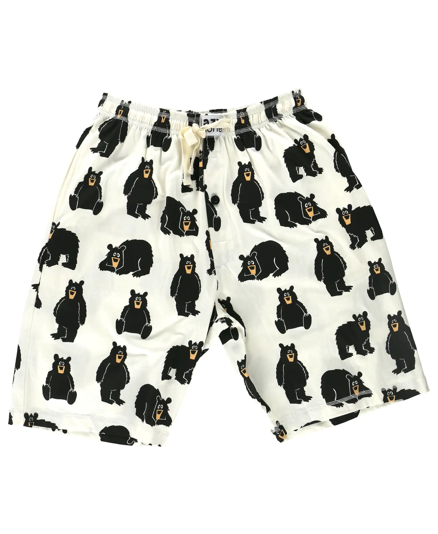 Lazy One - bear family pj shorts