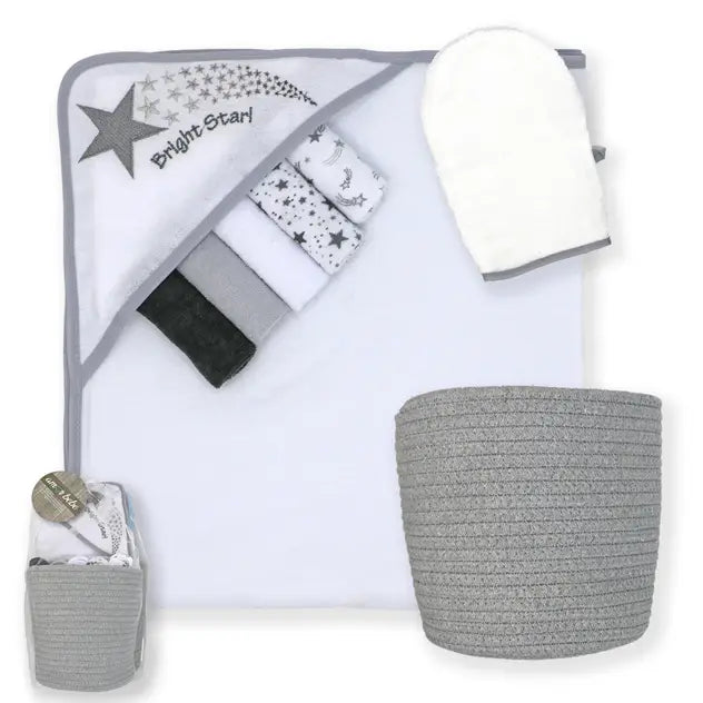 8 PIECE BABY BATH GIFT BASKET SET