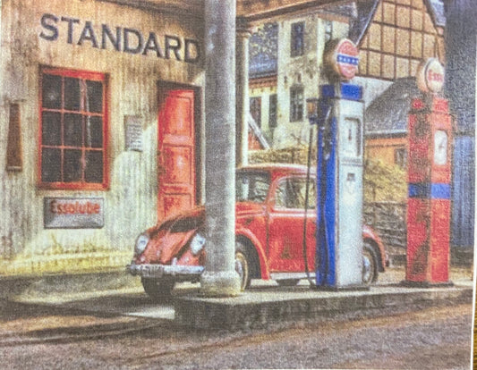 30 x 40 full round diamond painting - gas - J11426