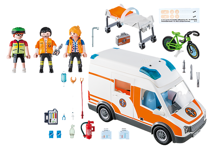 Playmobil Ambulance with Flashing Lights product no.: 70049