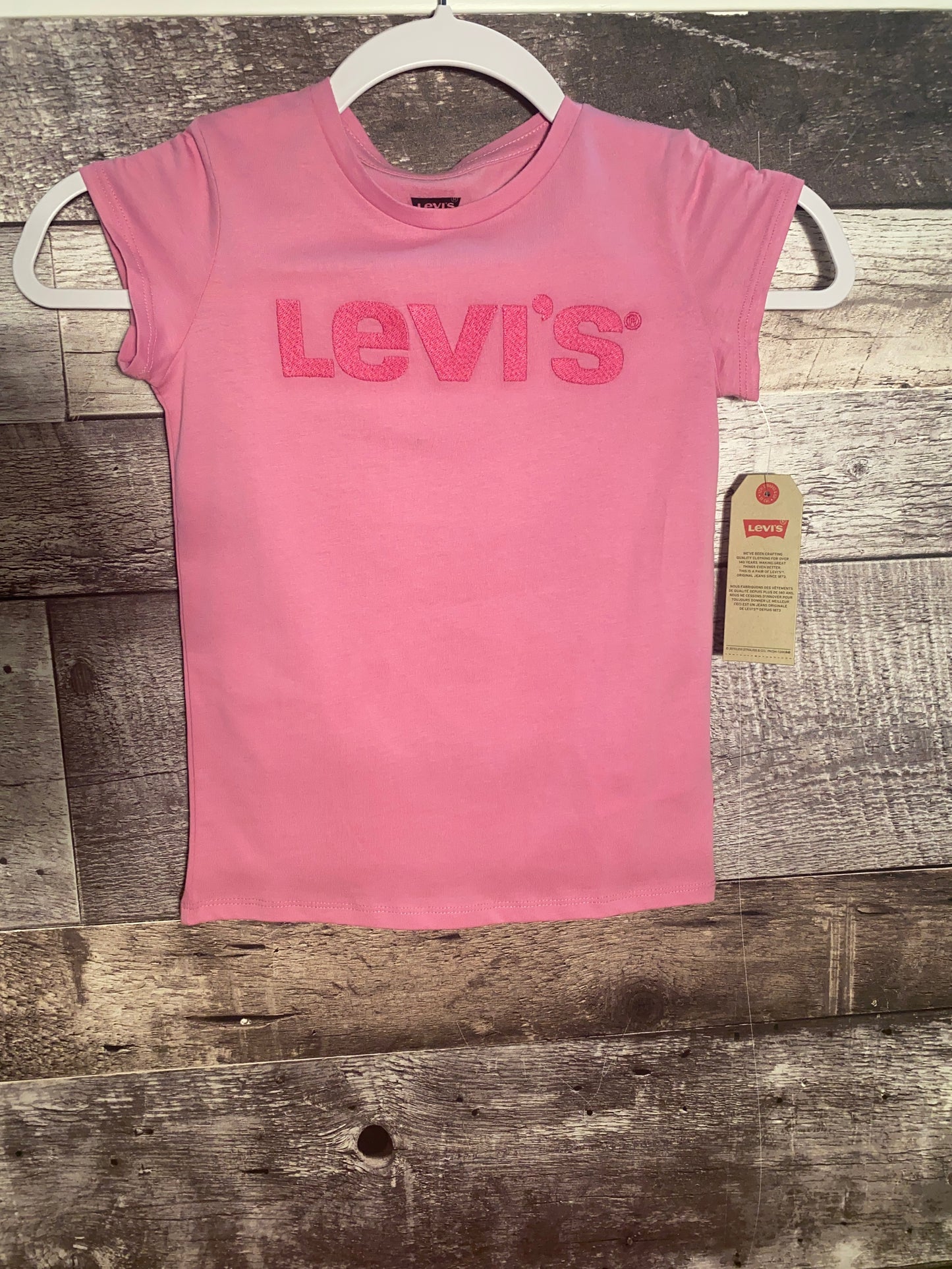 levis s/s knit top cyclamen