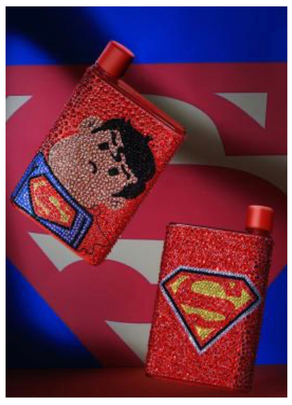 11 x 19 diamond painting water bottle - super hero SH004