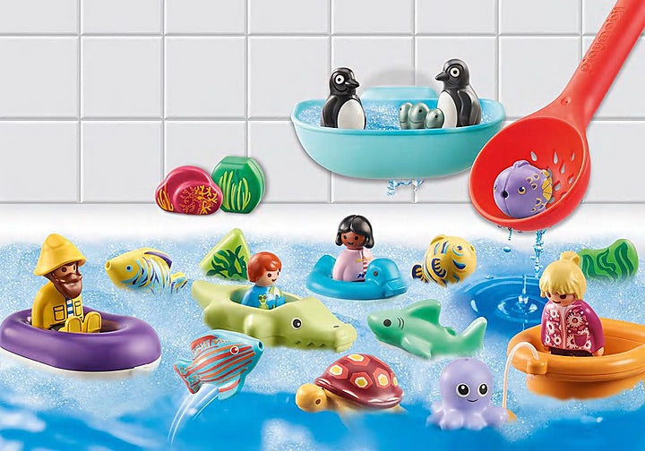 Playmobil Advent Calendar - PLAYMOBIL 1.2.3 Bathtime Fun product no.: 71086