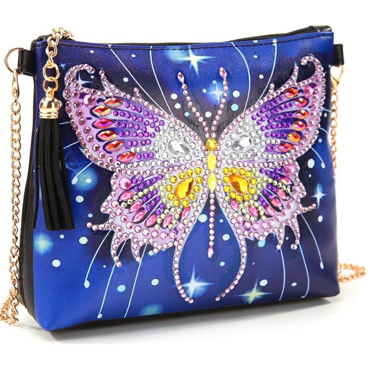 18 x 15 diamond painting rhinestone shoulder bag