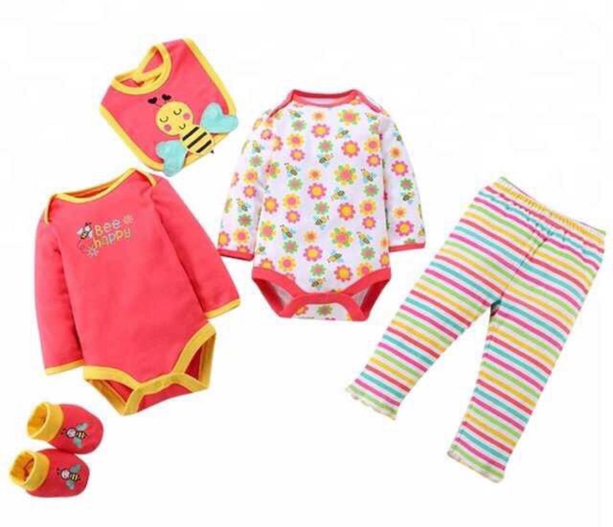5 pce pant set - bee