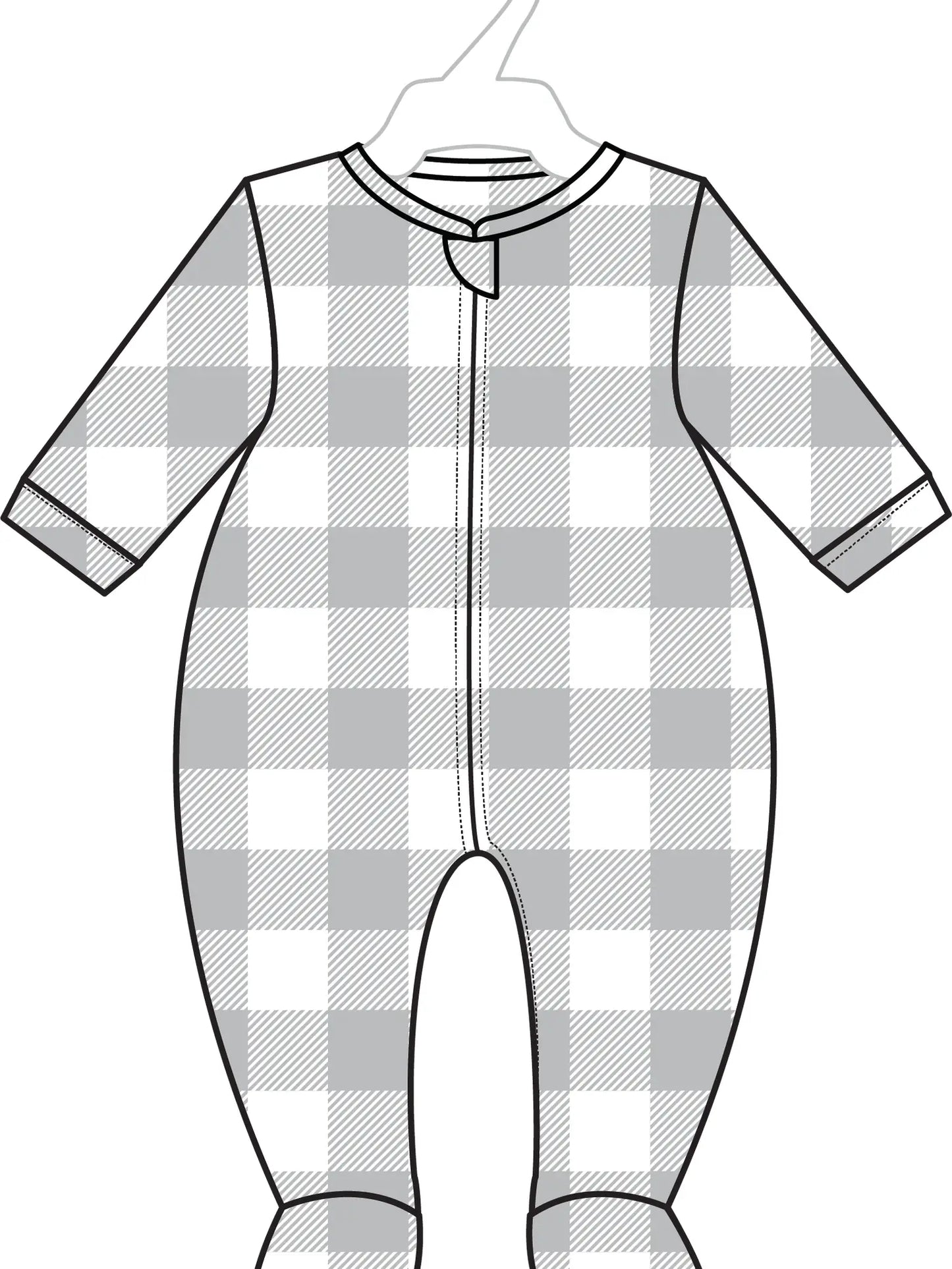 Plush Sleeper: Grey Buffalo