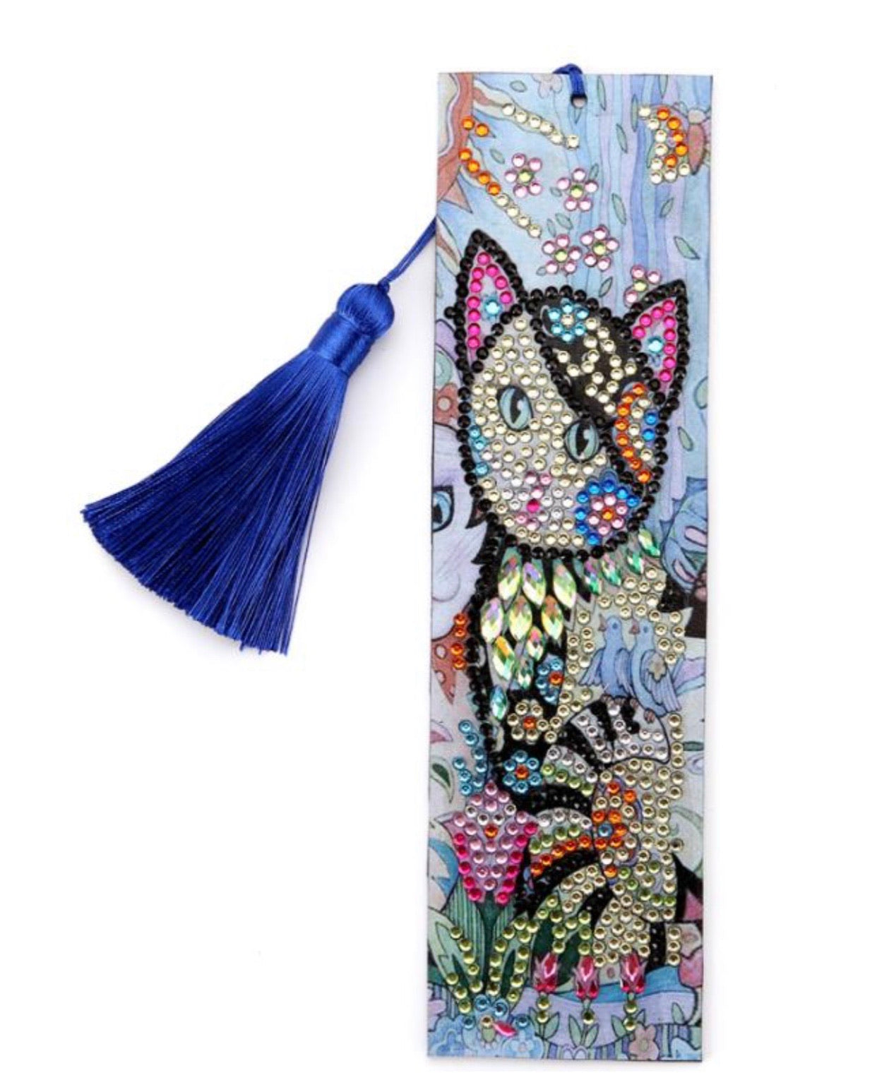 diamond painting bookmark - cat AA152