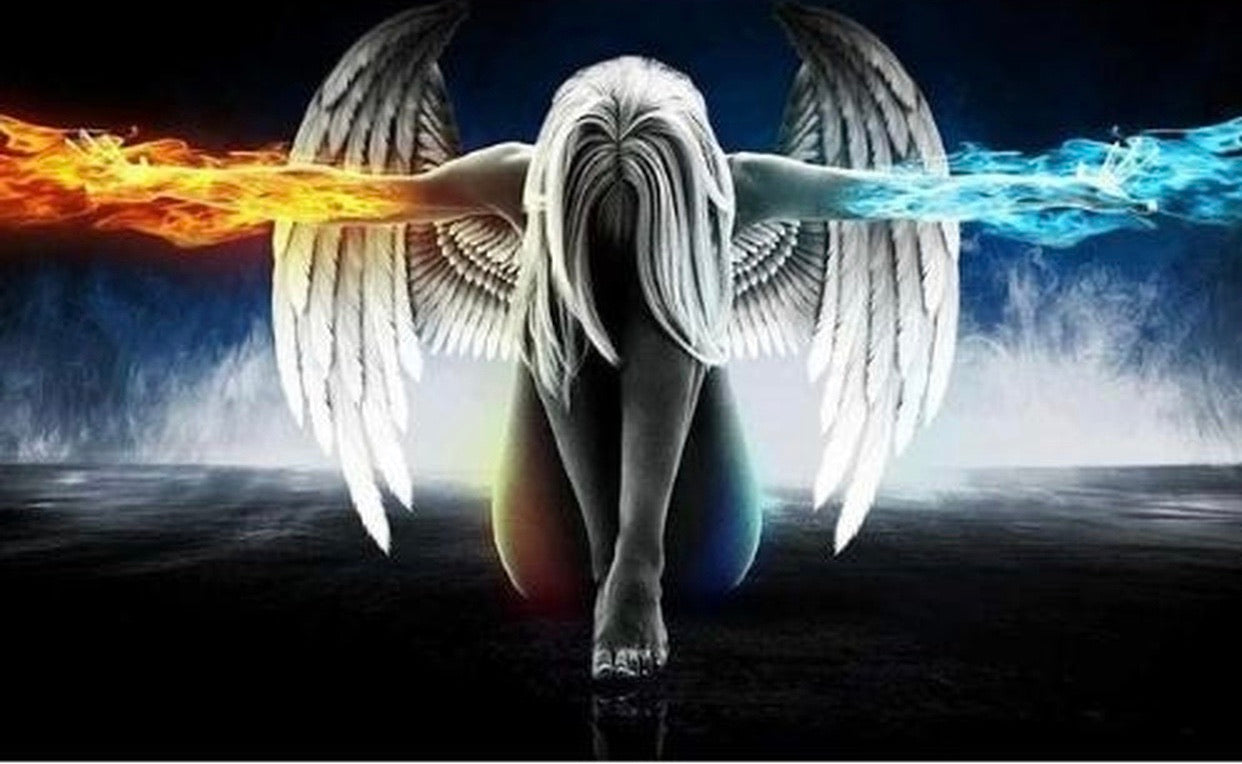 30 x 50 full square drill diamond painting TLS-6912 - angel