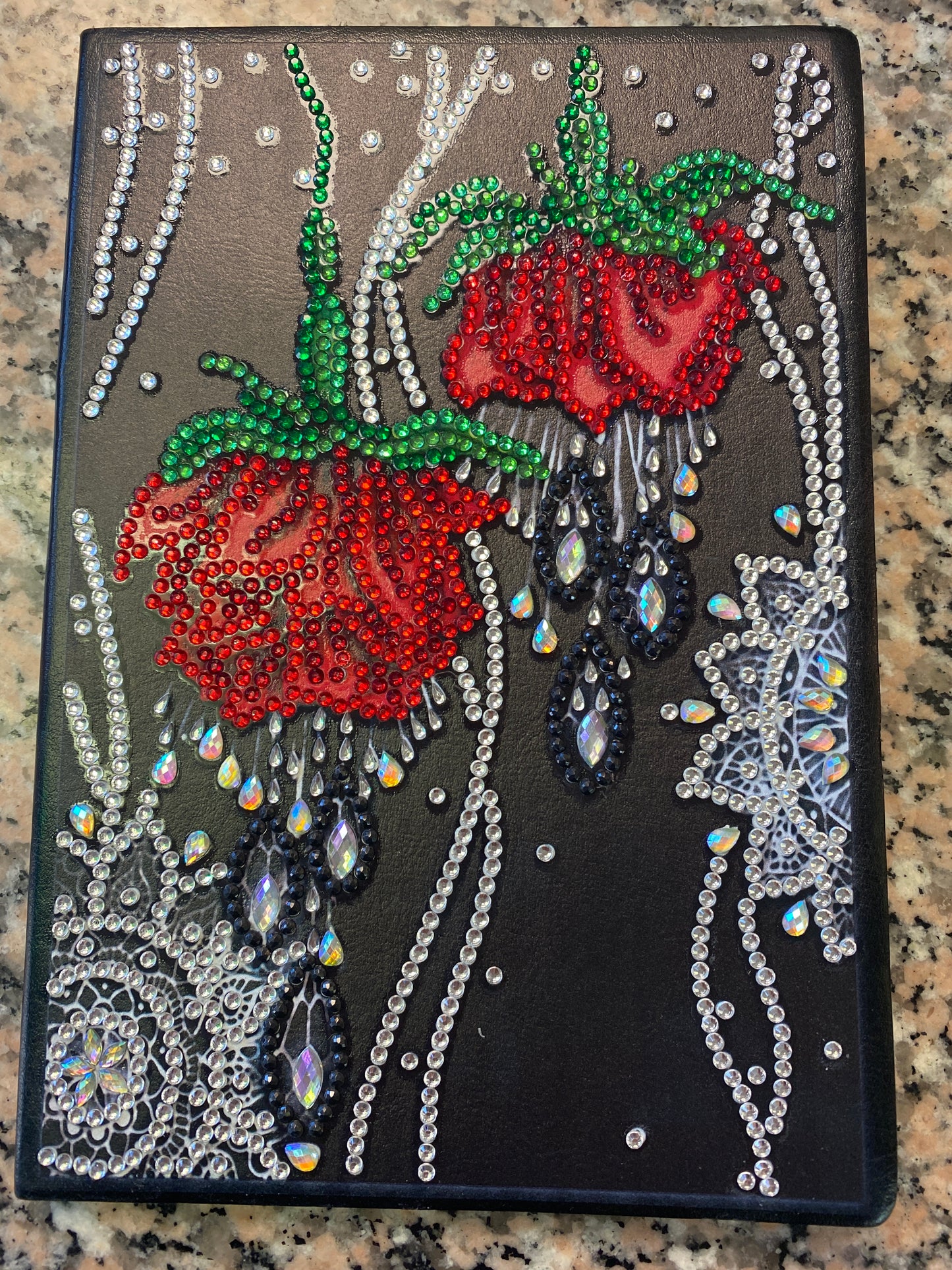 diamond painting notebook - flowers HM015