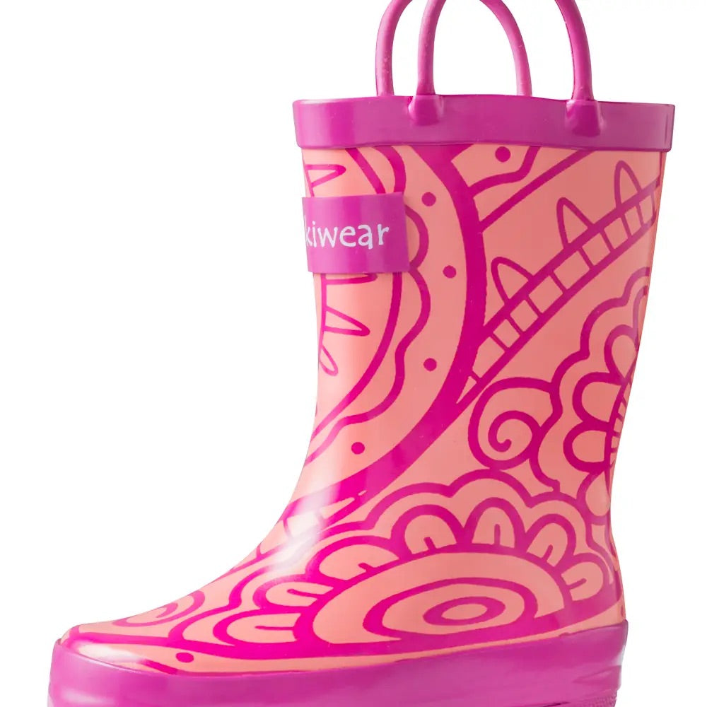 Oaki rain boot - henna pink