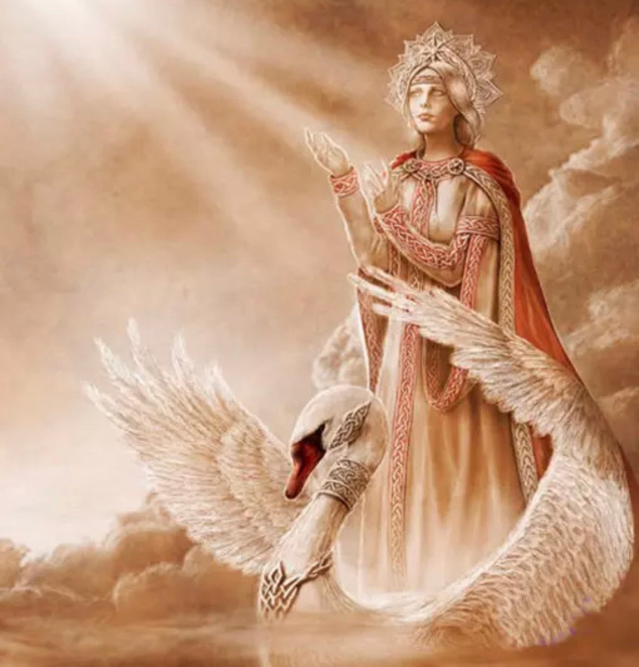 30 x 30 full drill diamond painting - (HY896) Angel