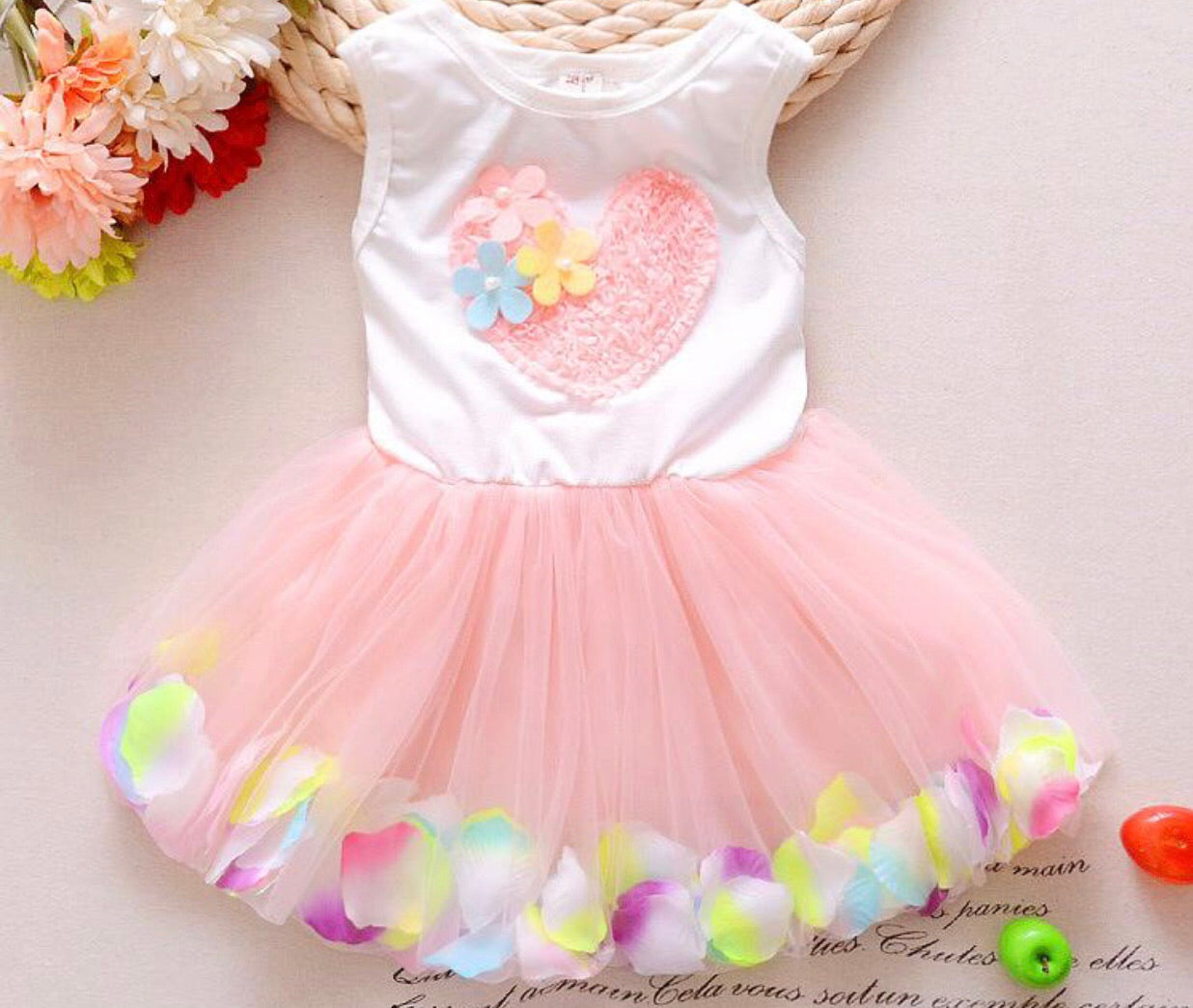 Sleeveless Cotton Summer Petal Dress