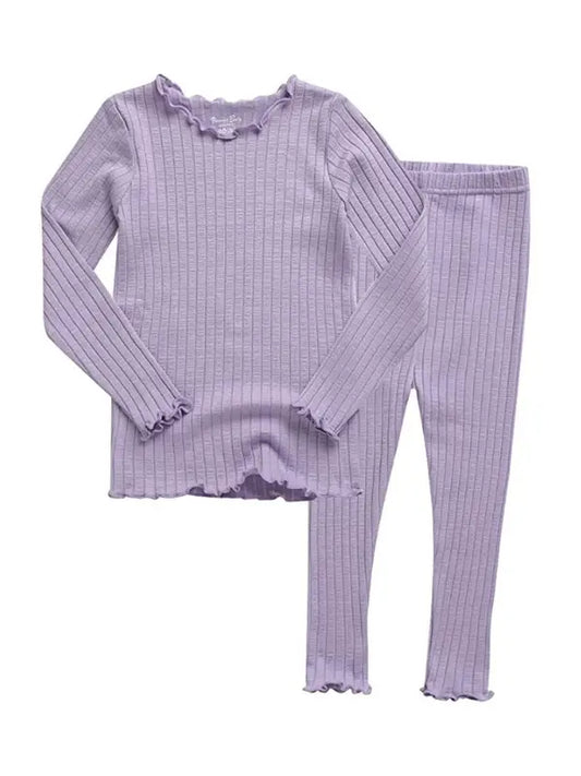 Shirring Light Purple pajamas
