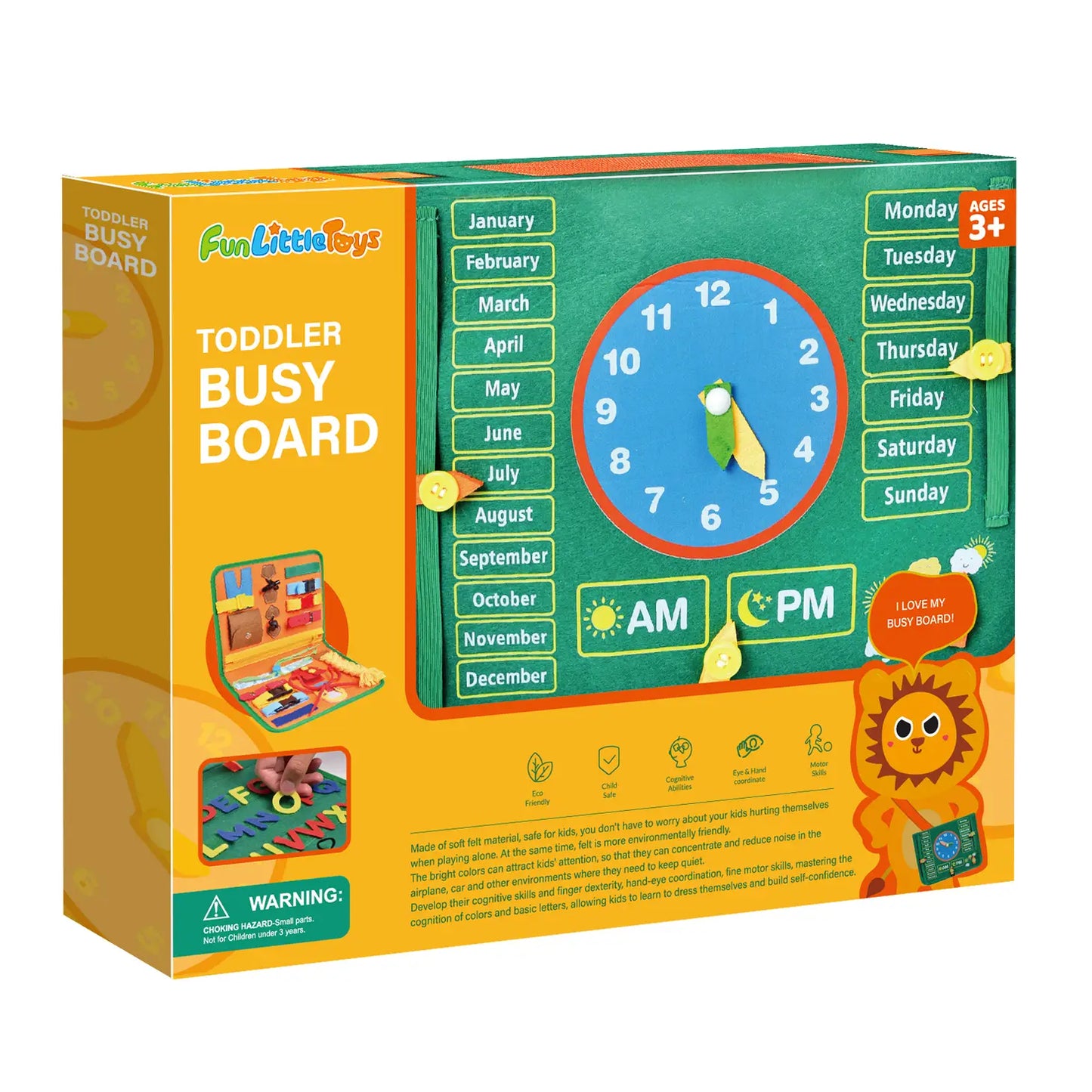 Busy Board Montessori Toys For Toddlers