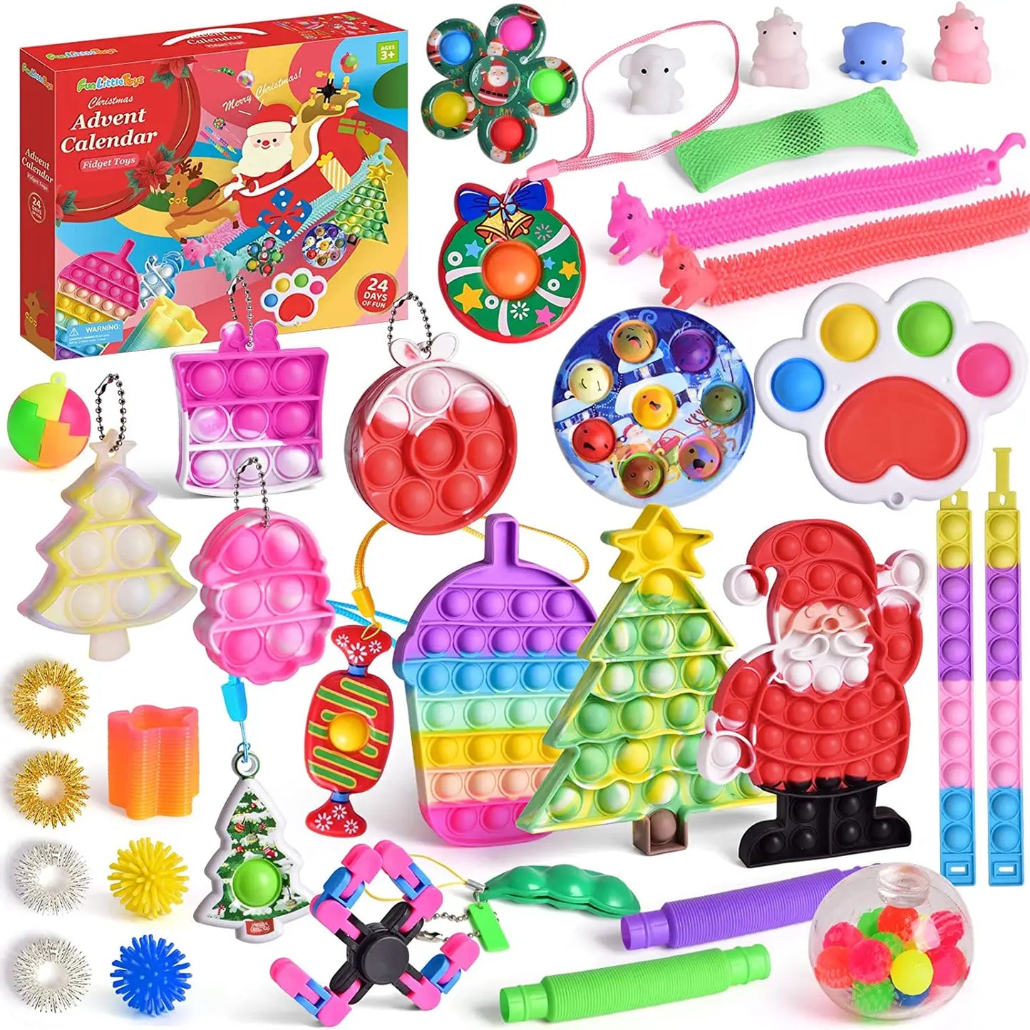 35 Pcs Fidget Toys Pack Advent Calendar