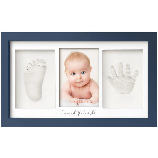 KeaBabies Baby Handprint, Footprint Keepsake Duo Frame