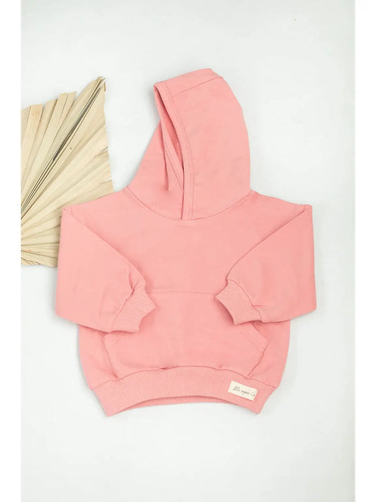 Hoodies For Babies and Toddlers Organic French Terry - Pink