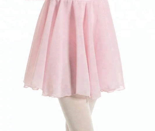 chiffon pull on dance skirt