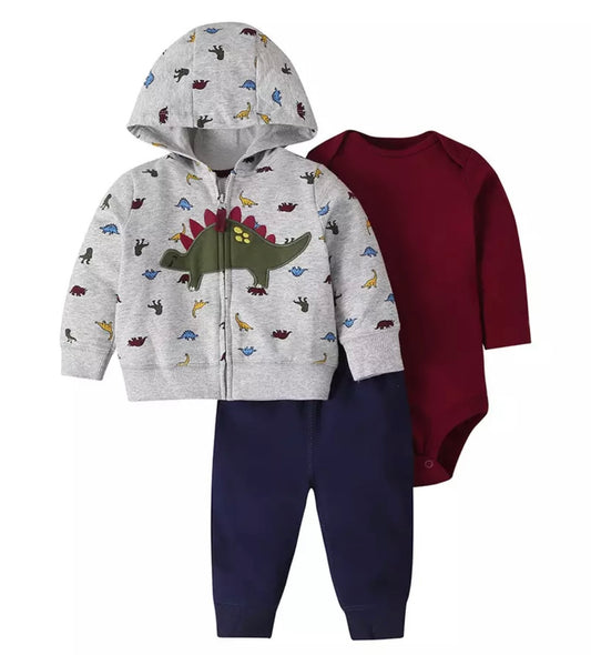 3 pce dinosaur outfit