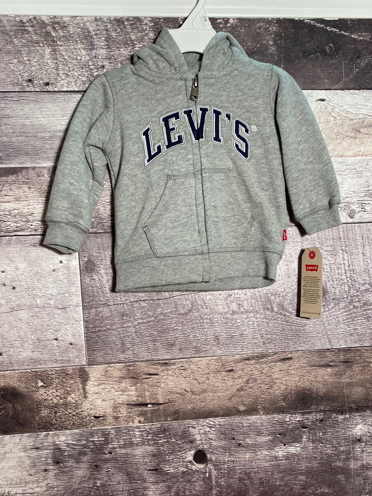Levi's heather grey baldwin hoodie