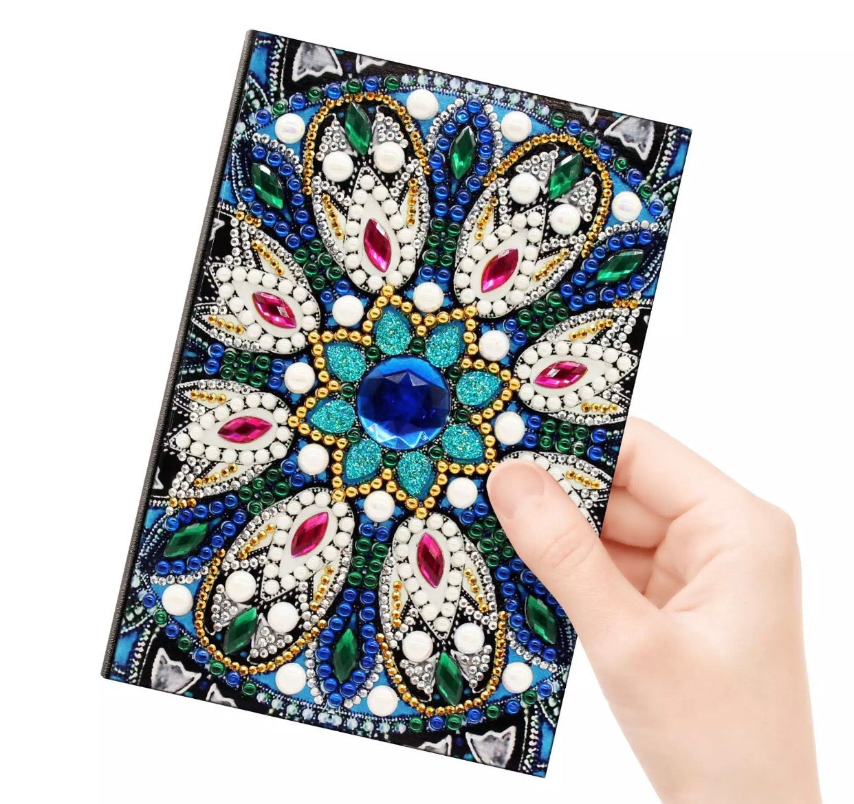 diamond painting notebook - abstract flower HM028