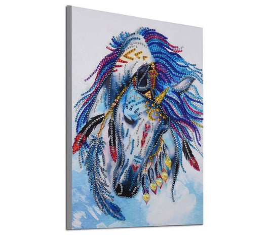 27 x 37 diamond painting (rhinestone) horse's pride YX8040