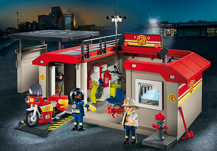Playmobil Take Along Fire Station 5663