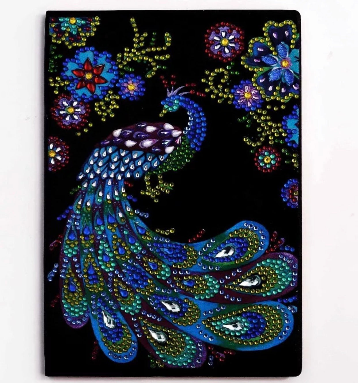 diamond painting notebook - peacock HM013