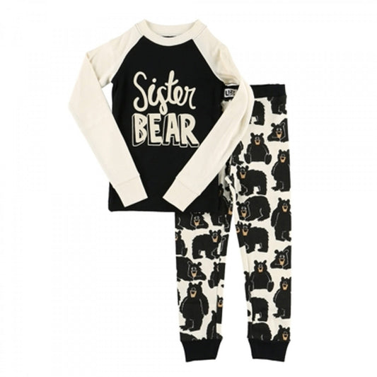 Lazy One - sister bear pj set