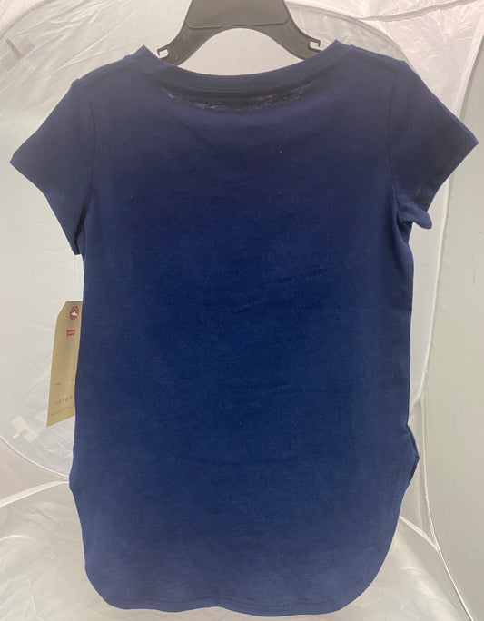 Levis blue short sleeve high-lo tee