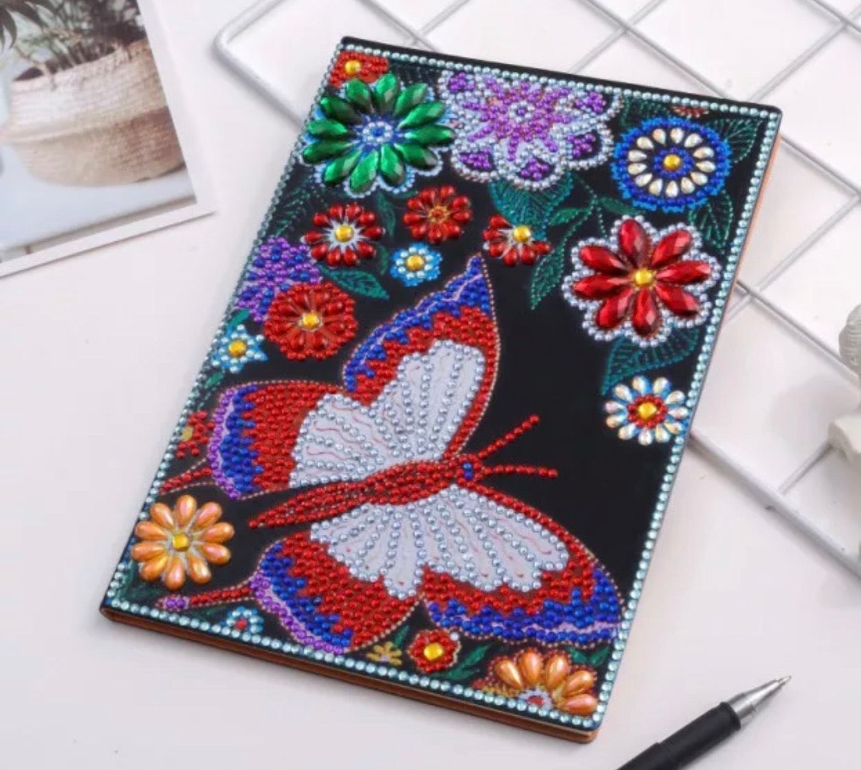 diamond painting notebook - butterfly HM012