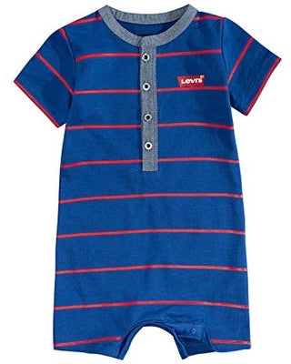 Levi's blue henley romper