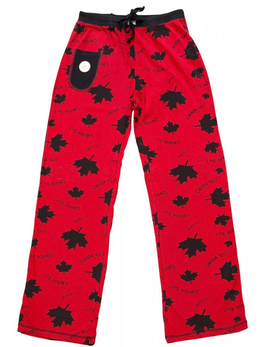 lazy one - canada eh yoga pant red