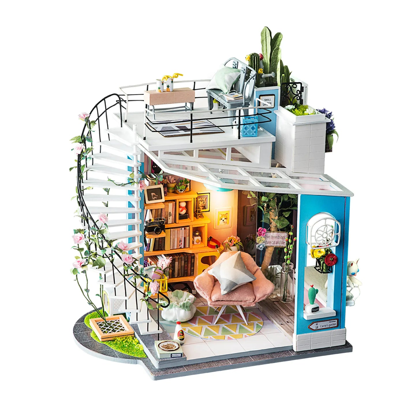 DIY DIY Miniature House Kit: Dora's Loft