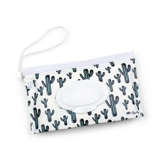 Take and Travel™ Pouch Reusable Wipes Cases - cactus