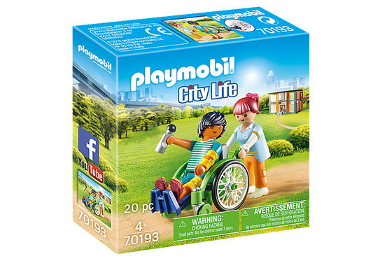 Playmobil Patient in Wheelchair product no.: 70193