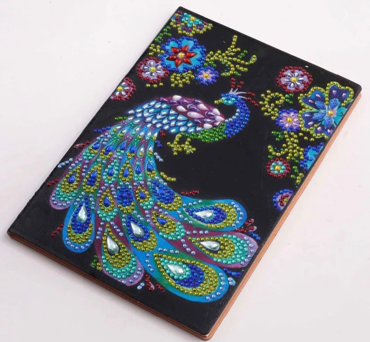 diamond painting notebook - peacock HM013