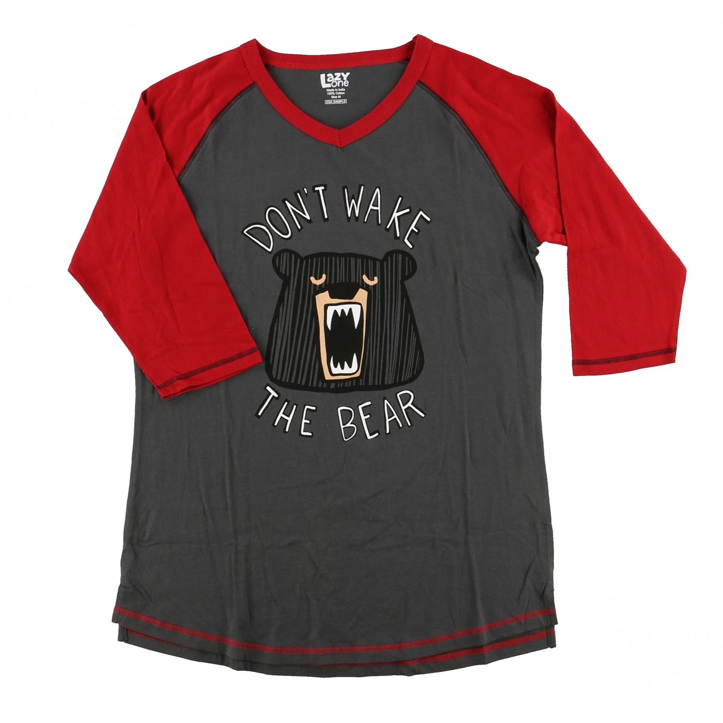 Lazy one don't wake the bear - adult top