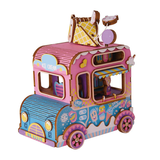 DIY 3D Wooden Puzzle Music Box: Moving Flavor