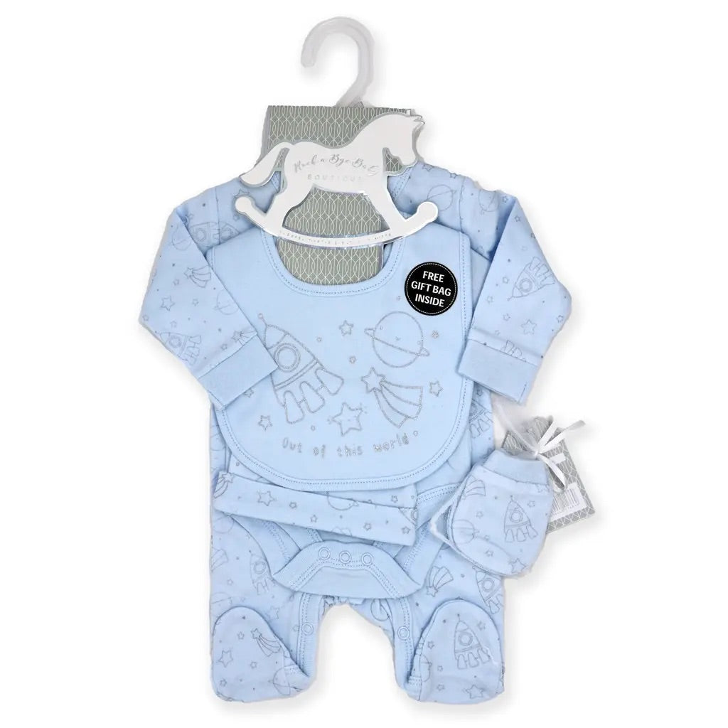 Boys 5PC Set With Gift Bag- Out Of This World